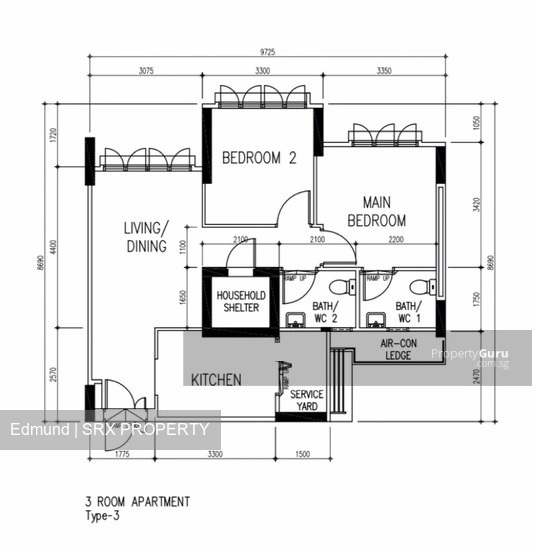 Blk 807C Chai Chee Road (Bedok), HDB 3 Rooms #239398701